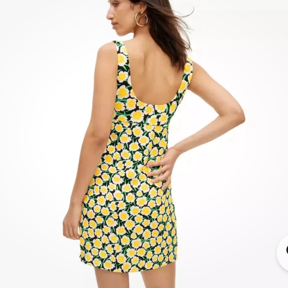 Diane Von Furstenberg Yellow Floral Sundress - Picture 5 of 13